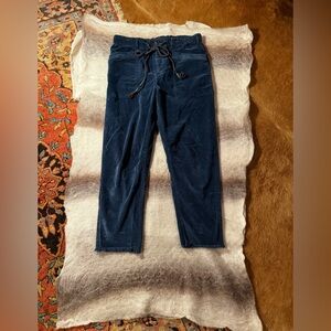 Free People Velvet Joggers